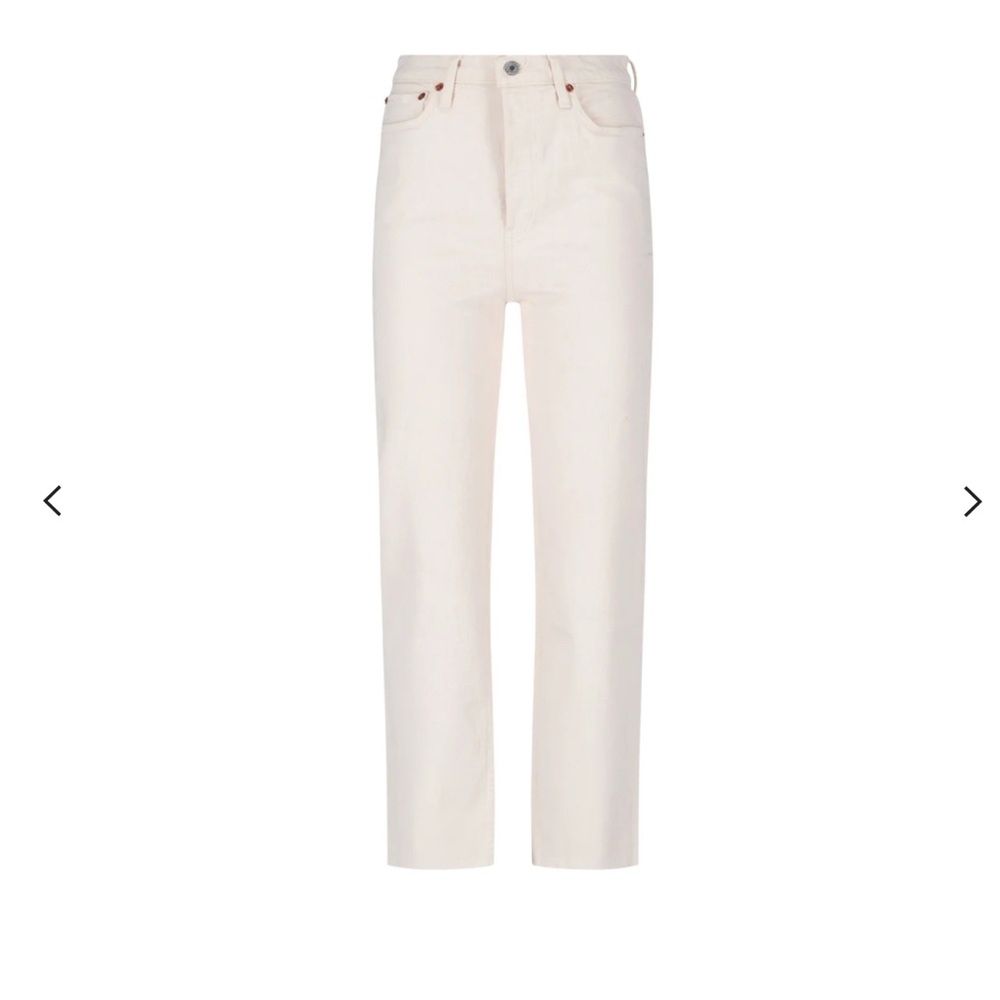 RE/DONE high rise off white denim